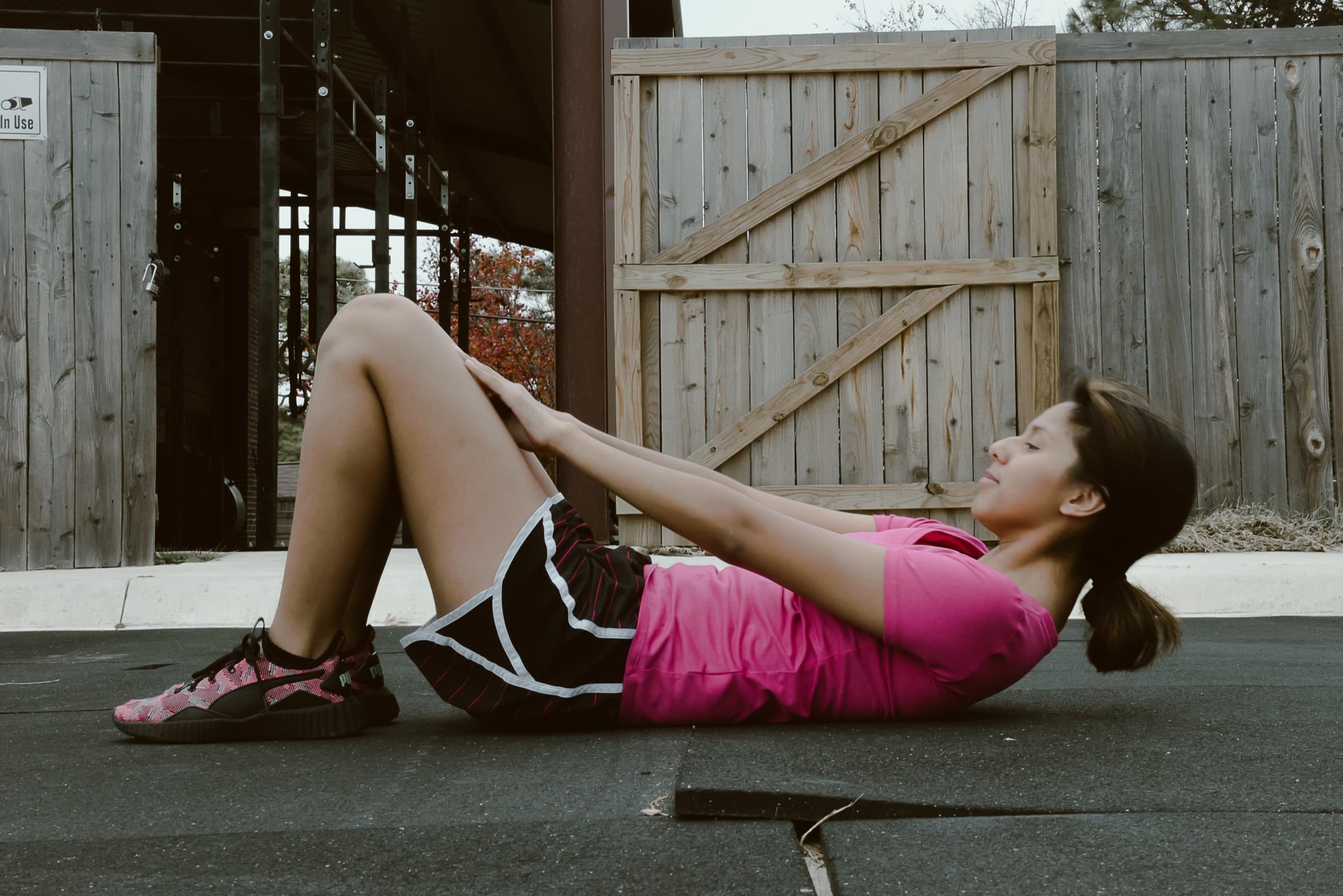 Woman staying active and healthy long-term