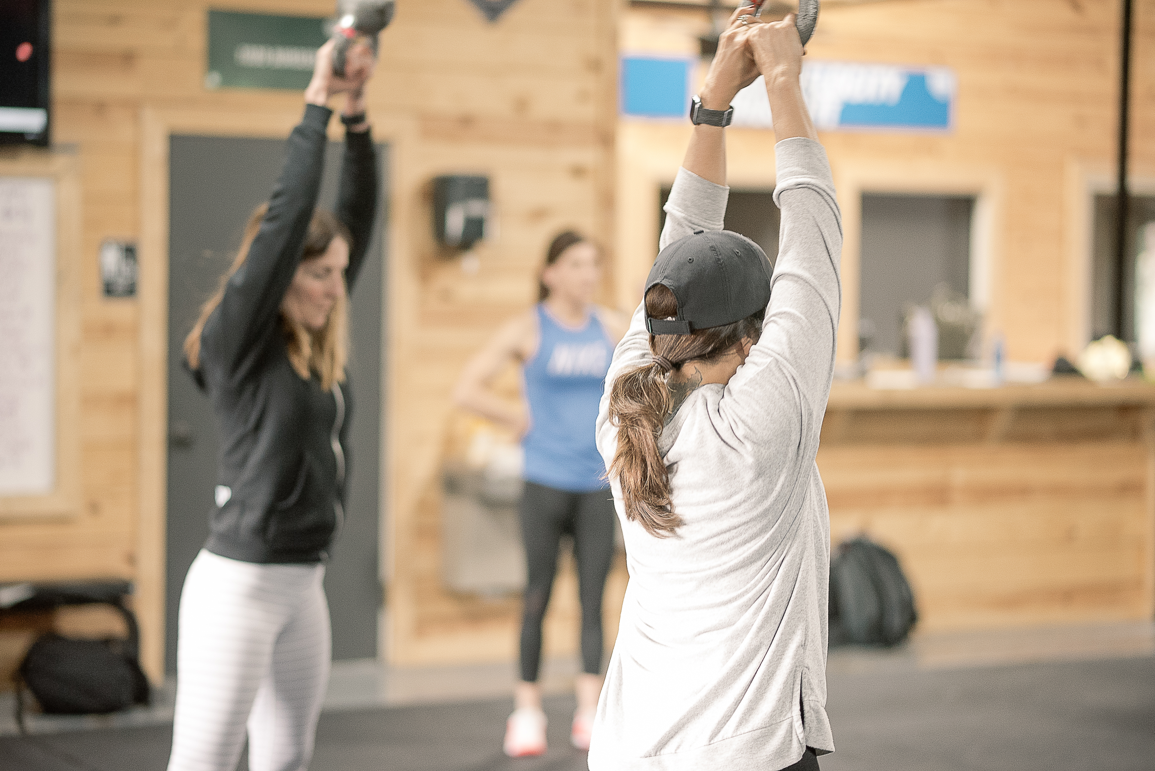 Small group strength training session