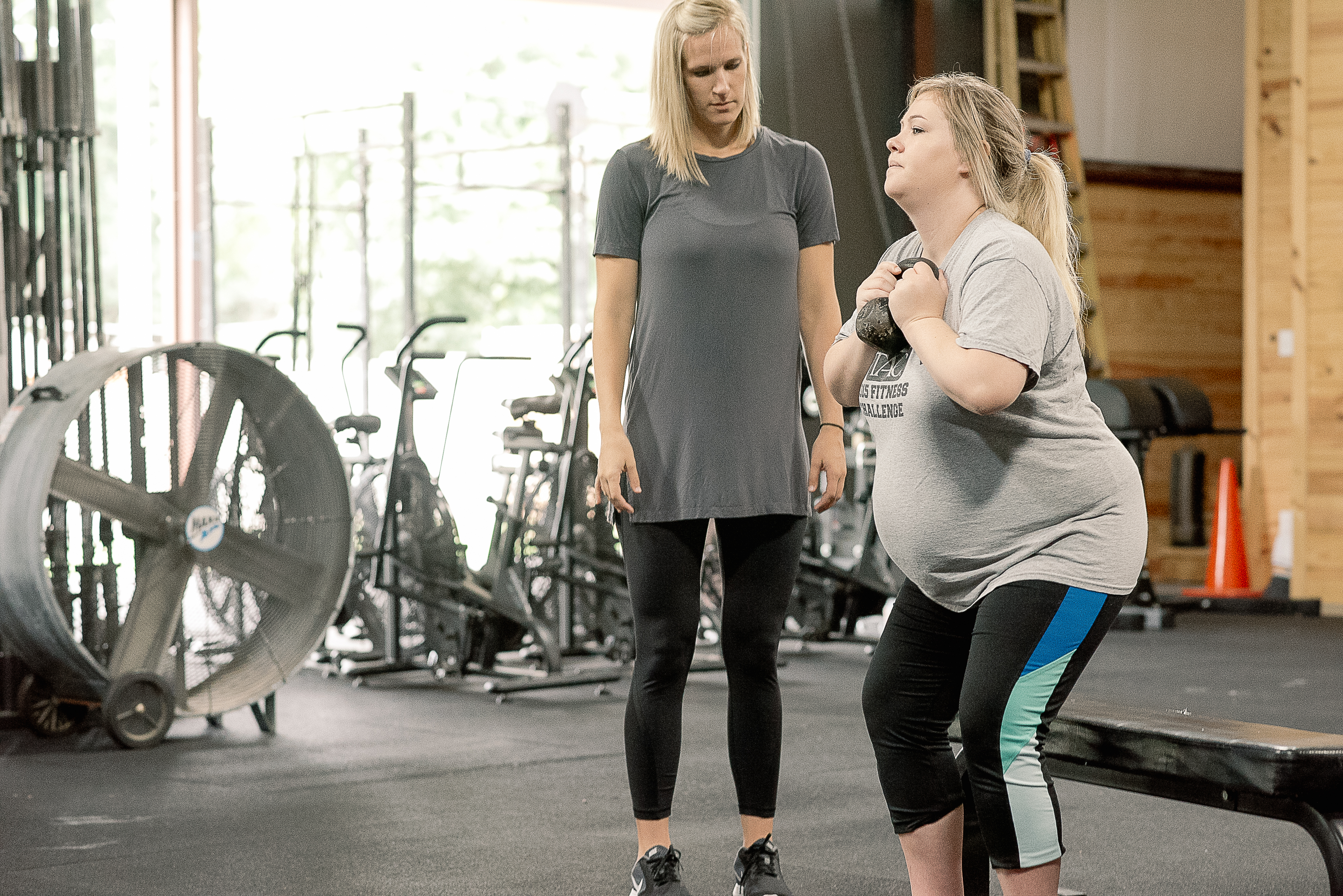 Woman recovering with gentle rehabilitation exercises
